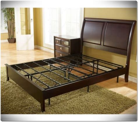 king bed metal box spring replacement frame|bed frame requires box spring.